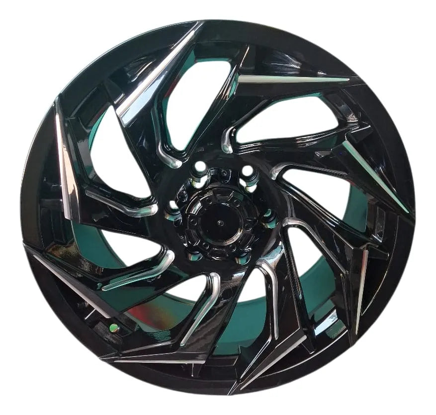 Juego de 4 Rines Off-Road 18x9.0J | Barrenación 6x139.7 ET0 CB:110.1 Negro Mate R1117
