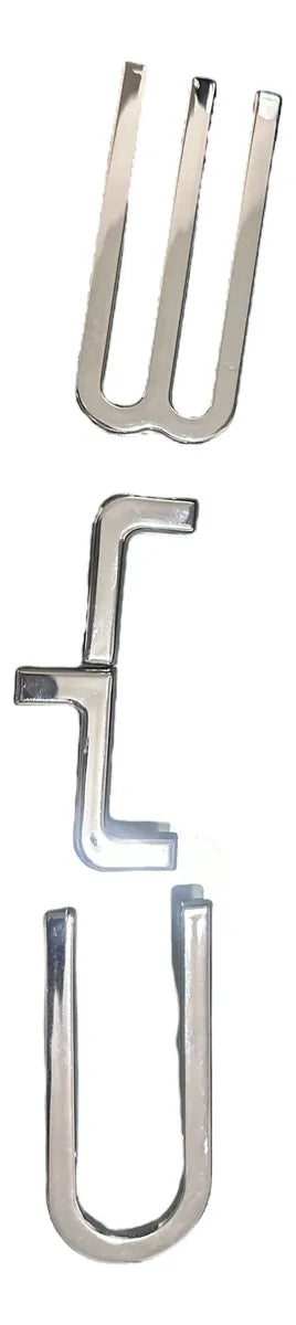 Emblema De Letras Frontal Byd .. Dolfin Mini Byd Gris