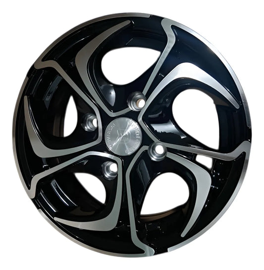 Rin 13x5.5j 4 /113.3 Black Machine Negro