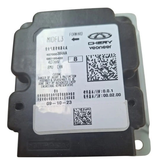 Módulo de Control de Bolsas de Aire (SRS) para Omoda O5 GT – Cerebro de Seguridad Original 407000384AA