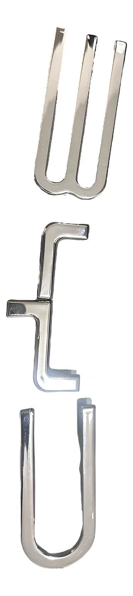 Emblema De Letras Frontal Byd .. Dolfin Mini Byd Gris 