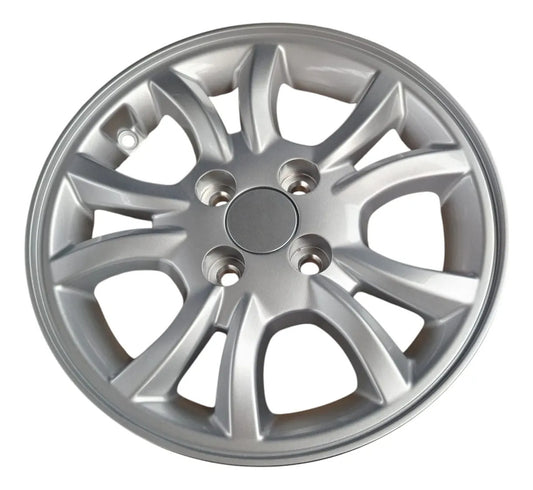 Juego de 4 Rines de Acero 14" para Subcompactos – Plata Reforzado (4/100 ET 44 CB 56.5)