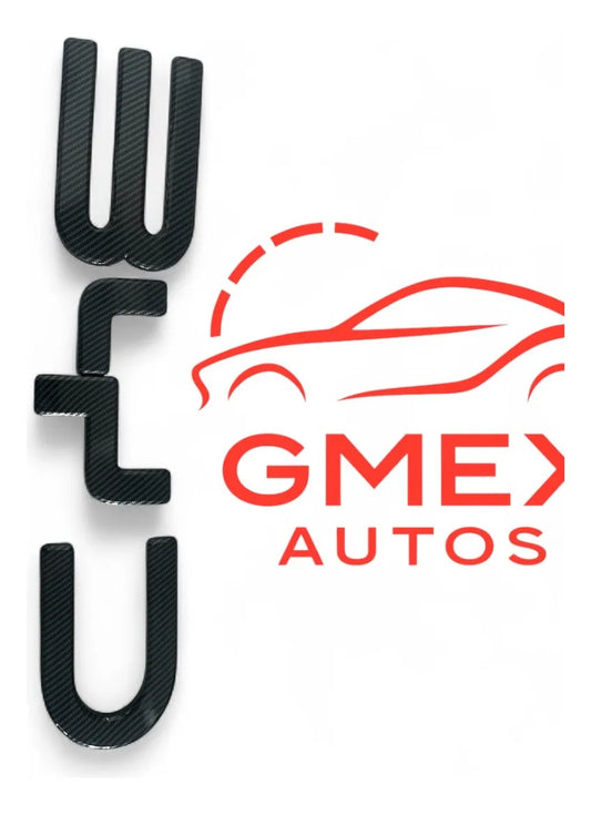 Emblema De Letras Frontal Byd Shark Negro 