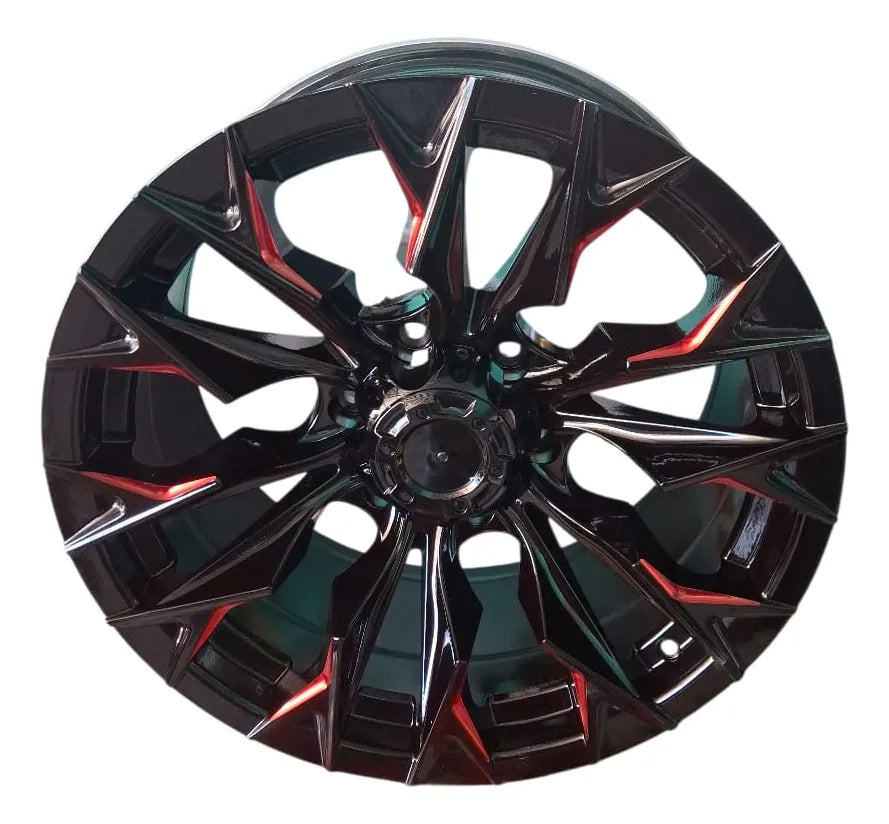 Juego de 4 Rines Off-Road 18x9.0J | Barrenación 6x139.7 ET0 CB:106.1 Negro Mate R1115