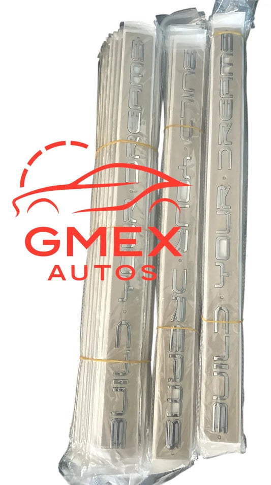 Emblema Completo Byd Construye Tus Sueños Gris 