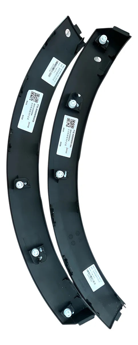 Cubrefalda / Moldura de Estribo Trasera Derecha para Chirey Tiggo 7 Pro – Original Negro Texturizado