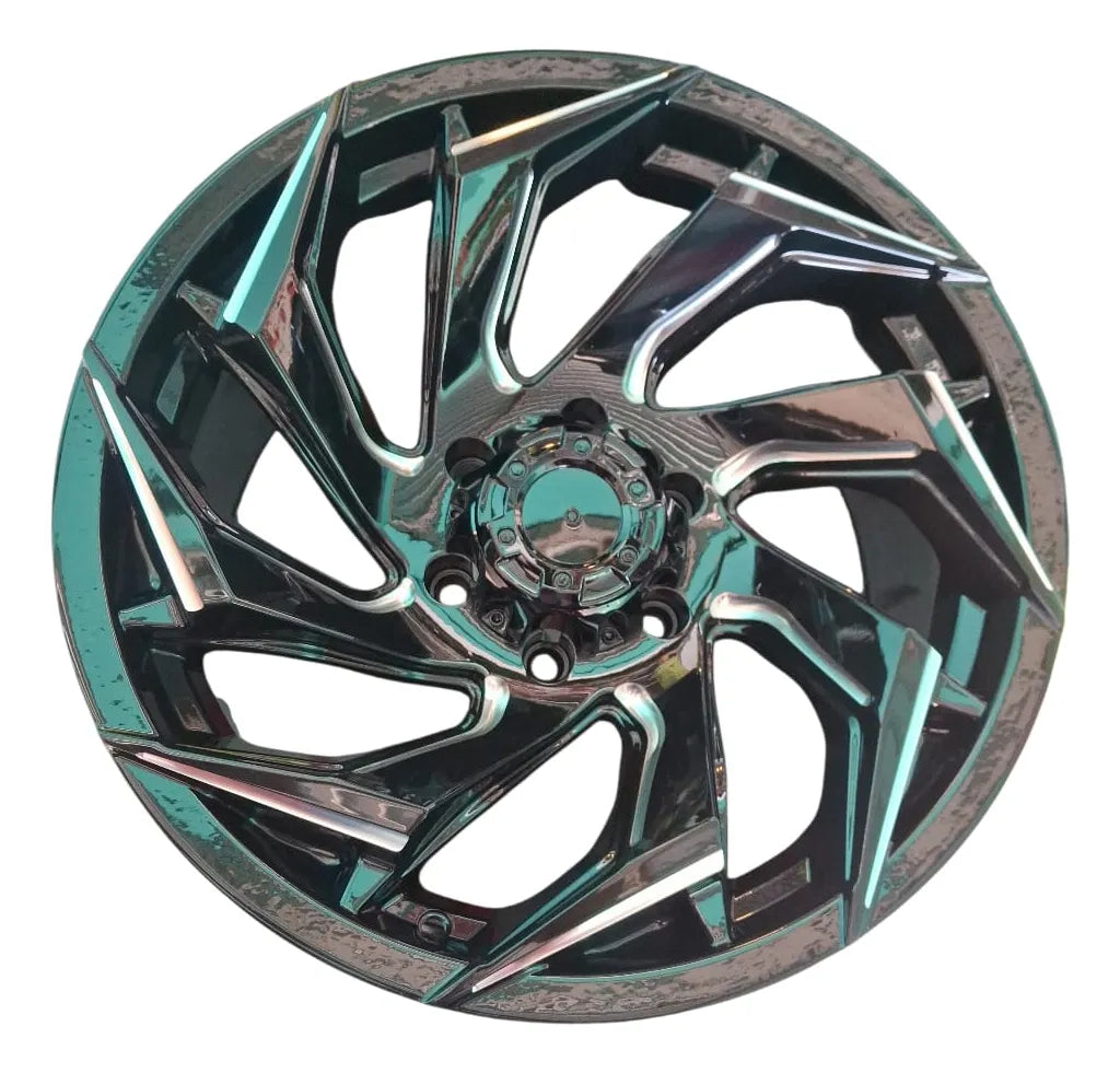 Juego de 4 Rines Off-Road 18x9.0J | Barrenación 6x139.7 ET0 CB:110.1 Negro Mate R1117