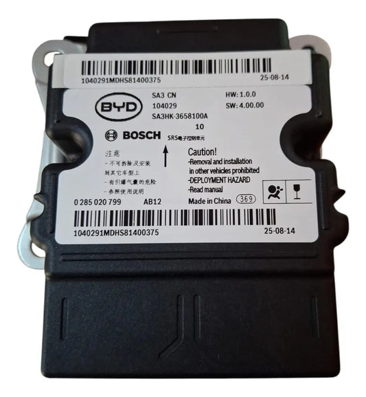 Módulo de Control de Bolsas de Aire (SRS ECU) para BYD Song Plus – Cerebro de Seguridad Original SA3HK-3658100A