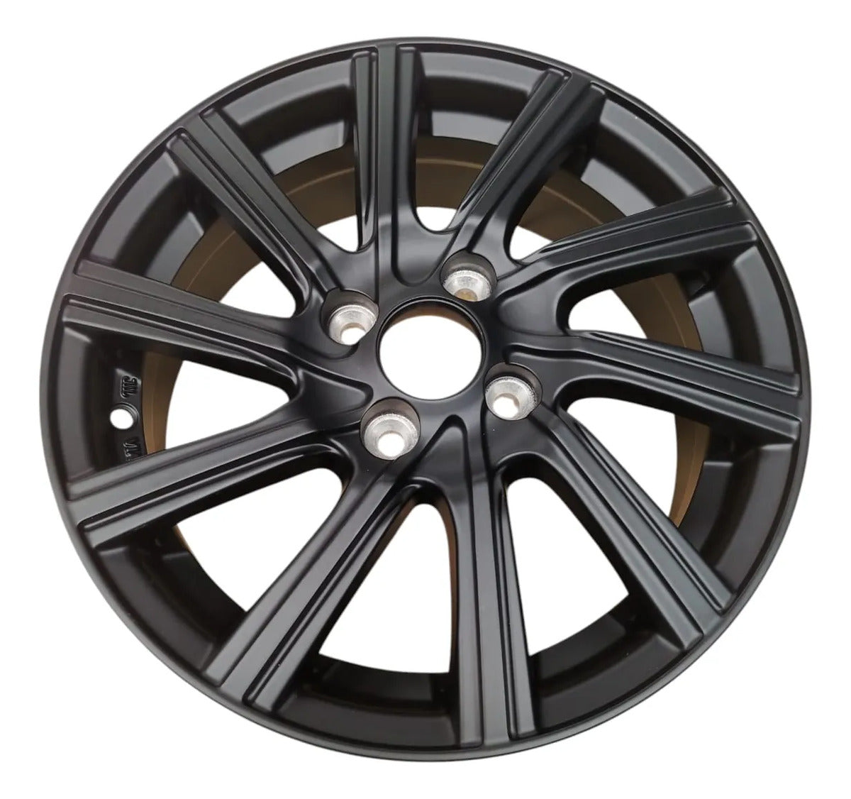 Juego de 4 Rines de Acero 15" – Negro Matte Deportivo (4/100 ET 43 CB 73.1)