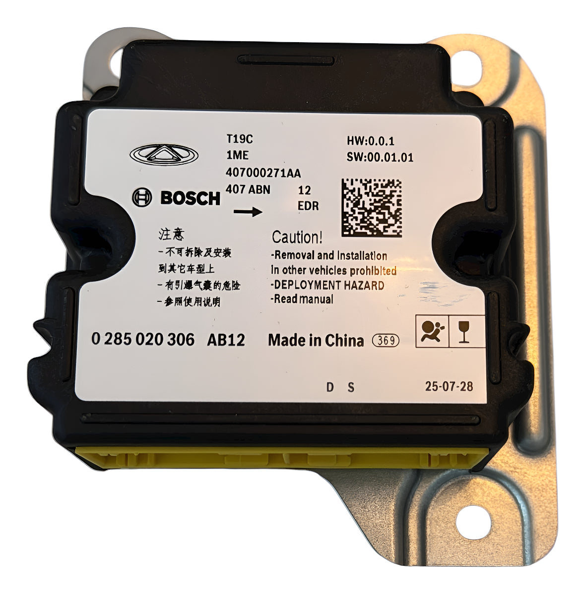 Módulo de Control Airbag Chirey Omoda C5/O5/Tiggo 7 y 8