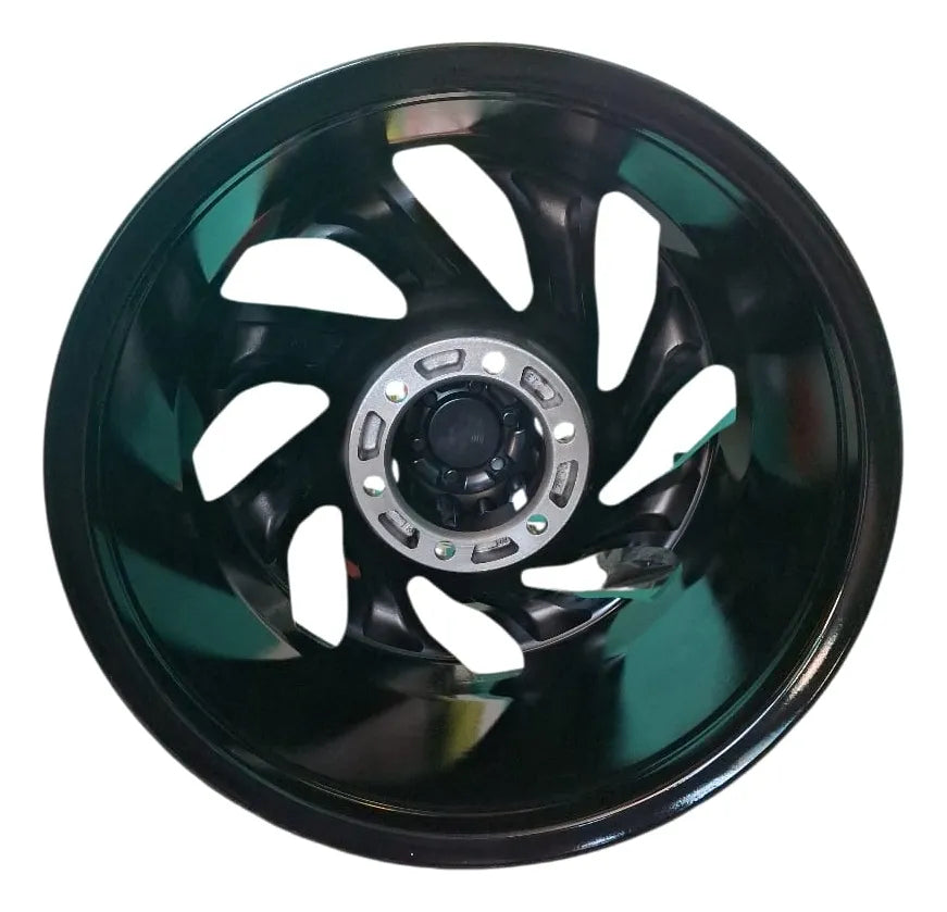 Juego de 4 Rines Off-Road 18x9.0J | Barrenación 6x139.7 ET0 CB:110.1 Negro Mate R1117