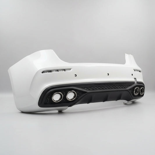 Fascia Trasera Completa para Omoda GT – Defensa Posterior con Acabado Blanco Brillante y Accesorios