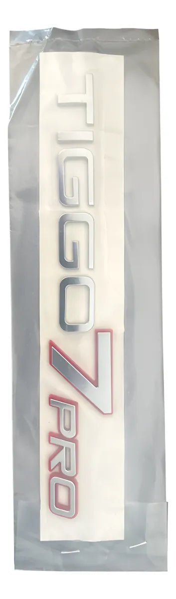 Emblema Frontal Original para Chirey Tiggo 7 Pro – Acabado Gris Metálico Premium