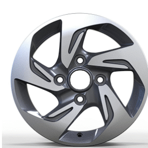 M3896 - 14x5.0J - Matt Black machine face